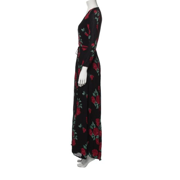 Reformation Milan Hera Carnation Maxi Wrap Dress - Picture 11 of 15